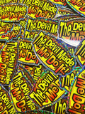 Devil Glitter Stickers