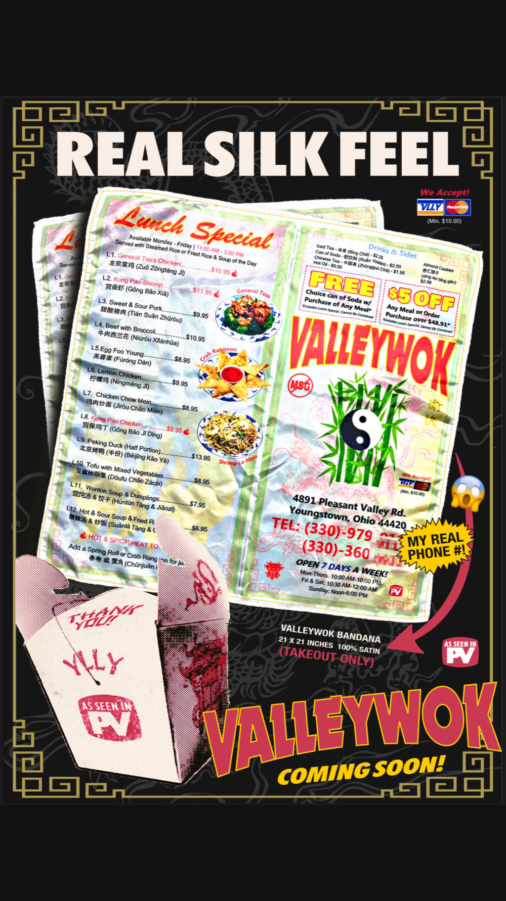 ValleyWok Takeout Bandana